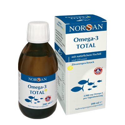 Omega-3-Öl NORSAN Total mit Zitronengeschmack